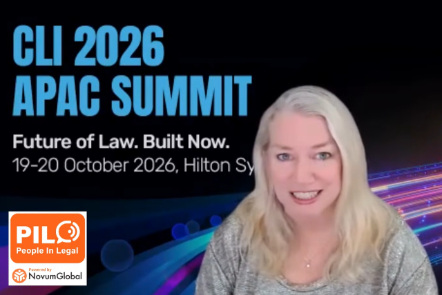 woman on black background stating cli 2026 apac summit