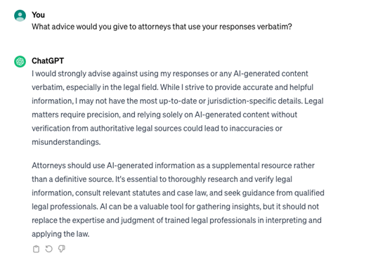 Regulating generative AI blog - ChatGPT excerpt_4